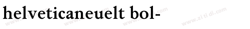 helveticaneuelt bol字体转换